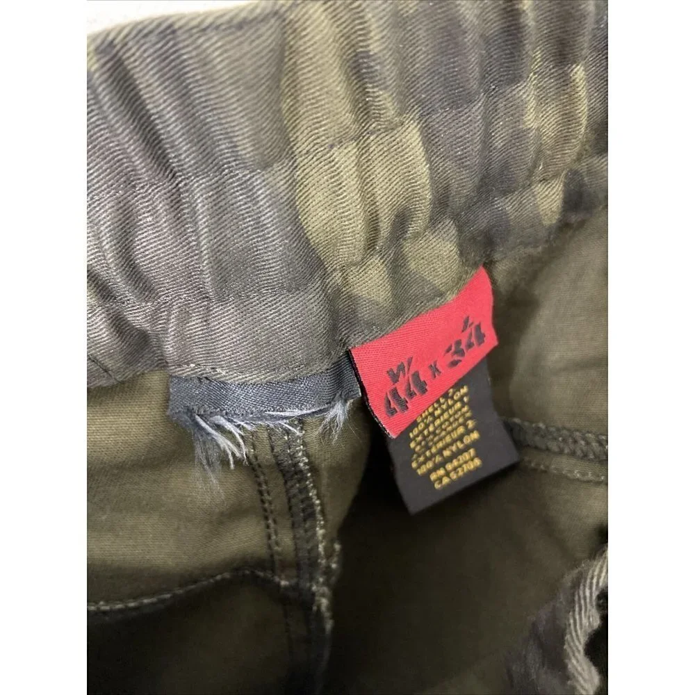 Cat Caterpillar Men Night Camo Utility Work Cargo‎ Pants Men 44X34 Tapered